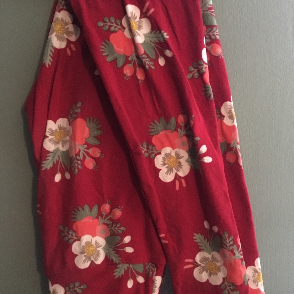 HTF LuLaRoe vintage floral leggings OS